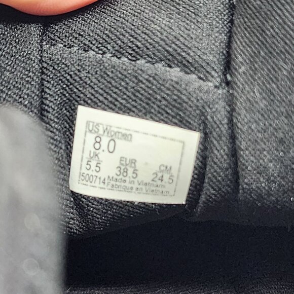 Vans Womens Size 8 Seldan Platform Low-Top Black Canvas Sneakers - Picture 3 of 12